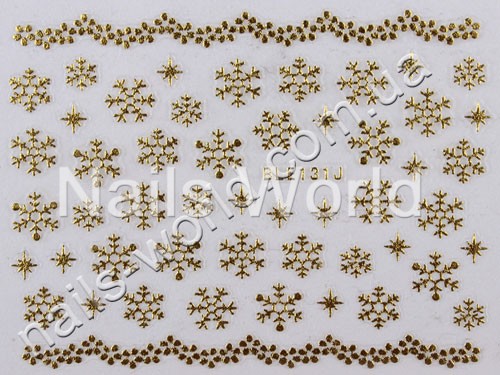 Gold stickers №131