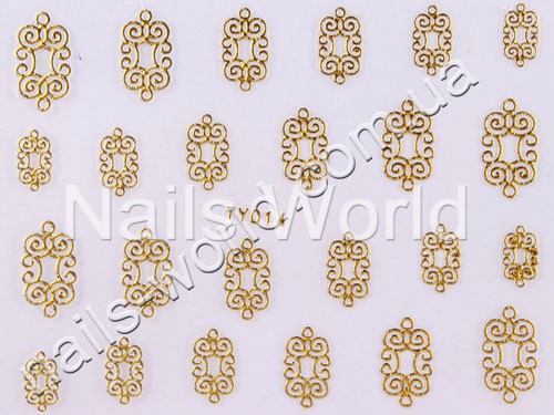 Gold stickers №014