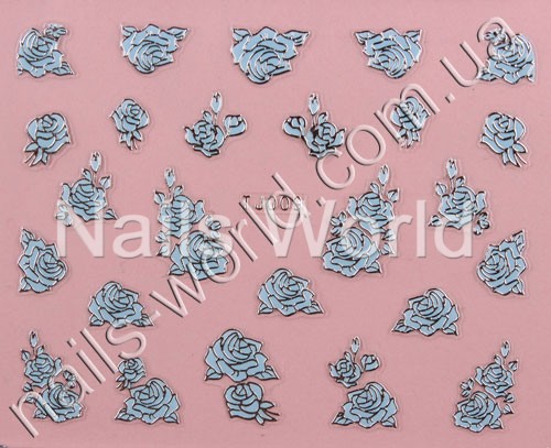 Stickers blue-silver №009