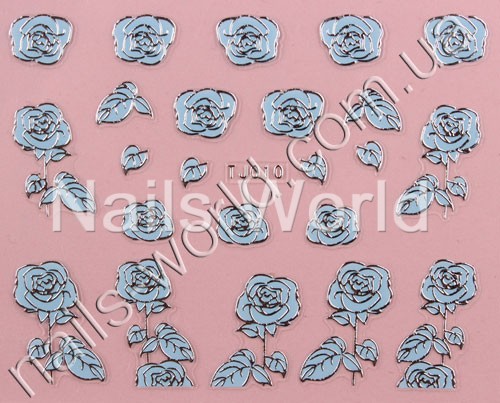 Stickers blue-silver №010