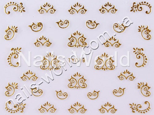 Gold stickers №019