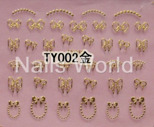 Gold stickers №002