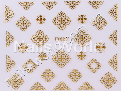 Gold stickers №023