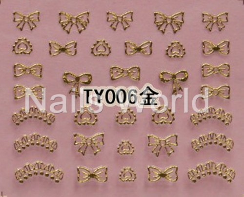 Gold stickers №006