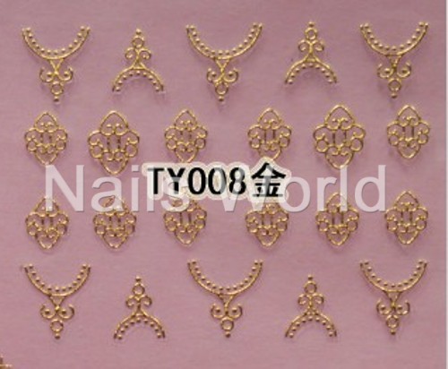Gold stickers №008