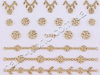 Gold stickers №026