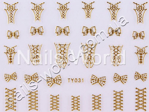 Gold stickers №031
