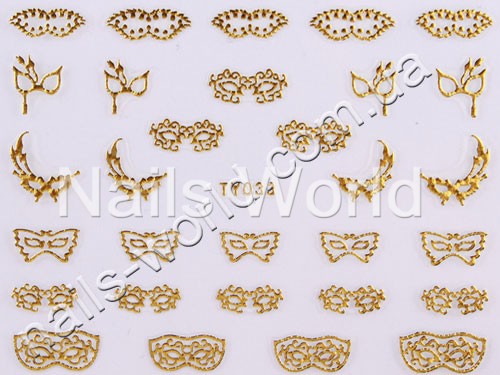 Gold stickers №033