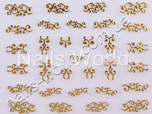 Gold stickers №036