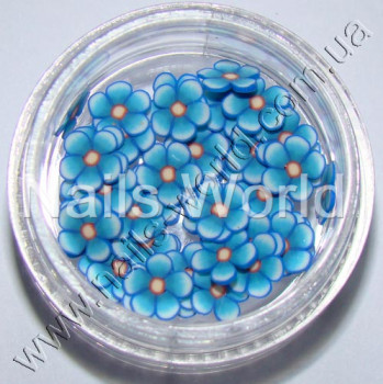 Фимо цветы Flowers Blue, 50 шт. 