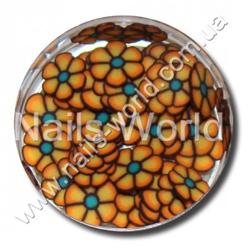 Фимо цветы Flowers Brown (коричневый), 50 шт. 