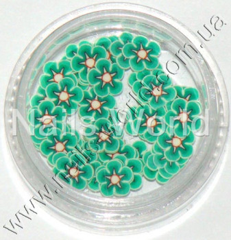 Фимо цветы Flowers Dark Green, 50 шт. 