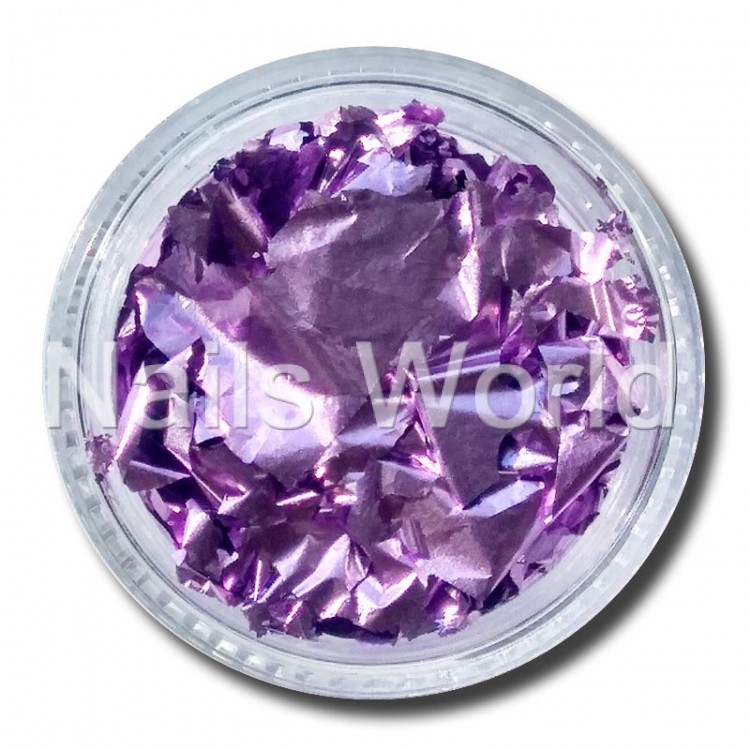 Foil pressed, light purple