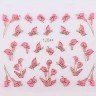 Наклейки Fuchsia-gold №044