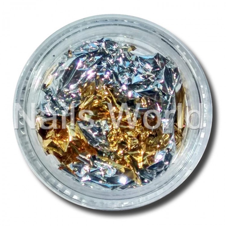 Foil zhata (potal), 2-sided gold-silver