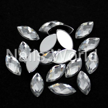 Стрази Marquise - Crystal Размер: 3х6мм
Кол-во: 20шт