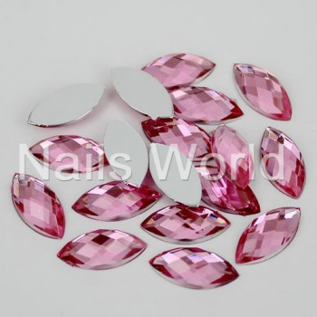 Стрази Marquise -  Light Rose Размер: 3х6мм
Кол-во: 20шт