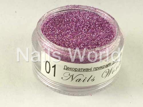 Glitter "Nails World" №001