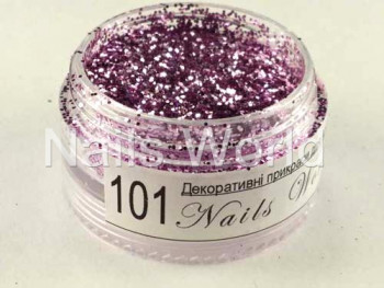 Глиттер &quot;Nails World&quot; №101 новый цвет