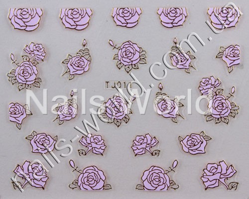 Rose gold stickers №011