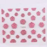 Наклейки Fuchsia-silver №034