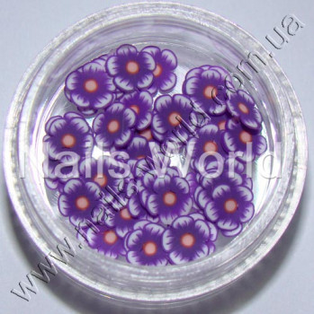 Фимо цветы Flowers Purple, 50 шт. 