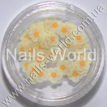 Фимо цветы Flowers White, 50 шт. 