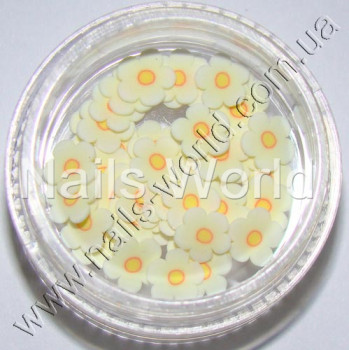 Фимо цветы Flowers White-2, 50 шт. 