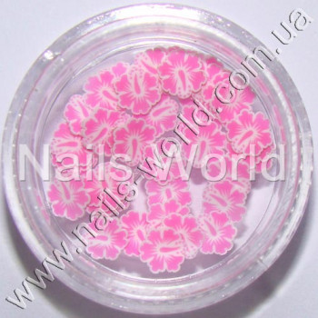 Фимо цветы Hibiscus rosa-sinensis Pink, 50 шт. 