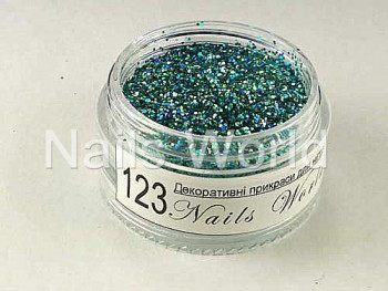 Глиттер &quot;Nails World&quot; №123 новый цвет