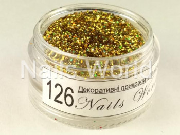 Глиттер &quot;Nails World&quot; №126 новый цвет