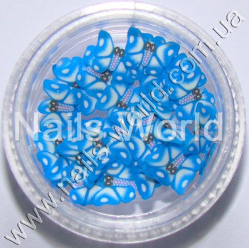 Фимо бабочка Blue (синяя), 50 шт. 